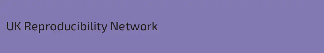 UK Reproducibility Network